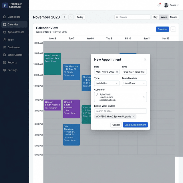 Appointments & Scheduling